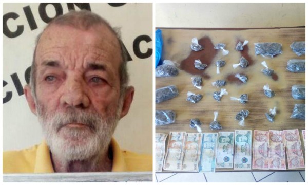 Hombre de 71 años vendía supuesta marihuana y lo detienen en Tegucigalpa