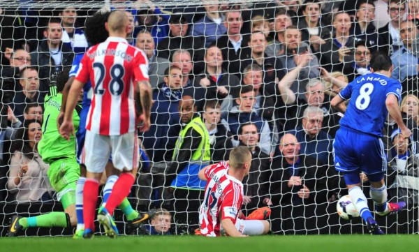 El Stoke City es goleado por el Chelsea