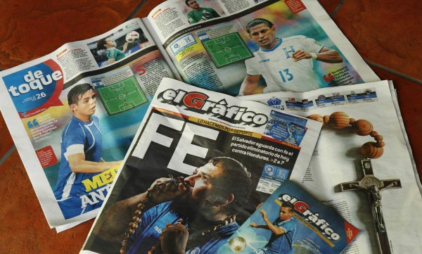 Prensa salvadoreña confía en el triunfo ante Honduras