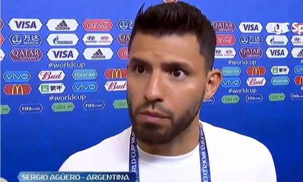 Kun Agüero se enoja y explota contra Sampaoli: 'Que diga lo que quiera'