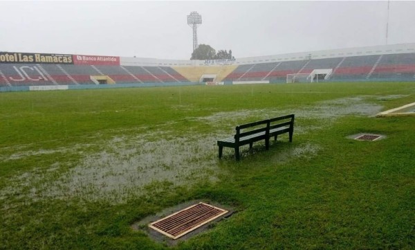Se suspende el partido Vida-Real Sociedad por fuertes lluvias en La Ceiba
