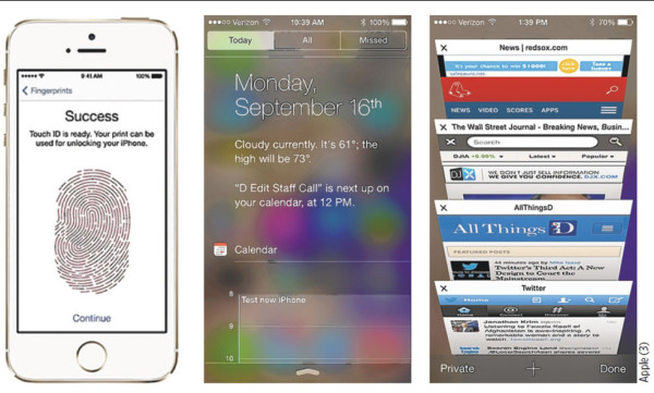 En el iPhone 5S, las mejoras son internas