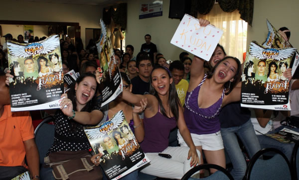 Inicia el concierto de Kudai en San Pedro Sula