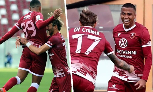 El hondureño Rigo Rivas fue la figura para el triunfo del Reggina contra el AC Monza.