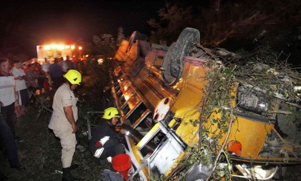 'Al bus ya le habían fallado los frenos y así seguimos el camino”