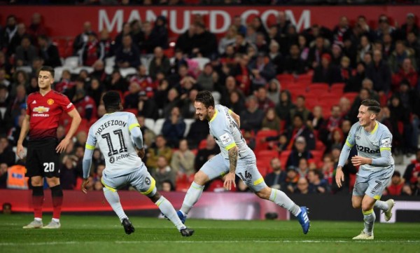 ¡Sorpresa! Manchester United es eliminado por Derby County en la Copa de la Liga