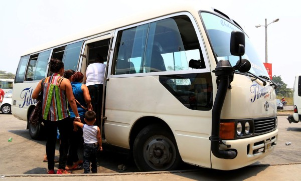 Buses del sector norte de San Pedro Sula son los más asaltados