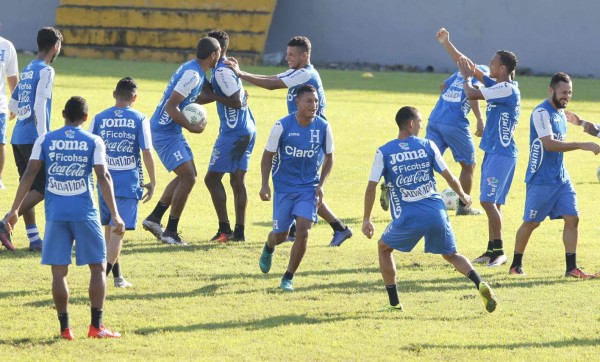 Selección de Honduras realizó último entrenamiento del microciclo