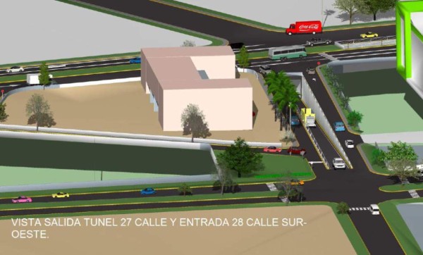 Construcción de dos túneles en el bulevar del sur de la ciudad comenzarán este año