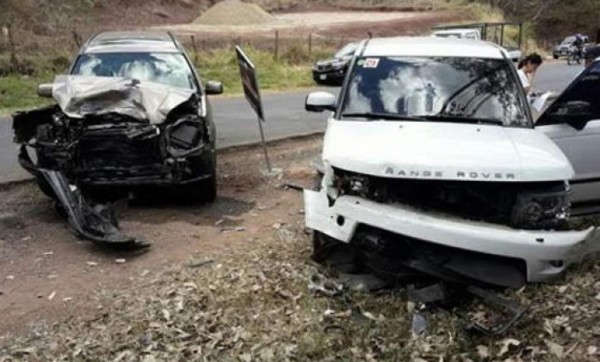 Choque en salida a Valle de Ángeles deja 5 heridos