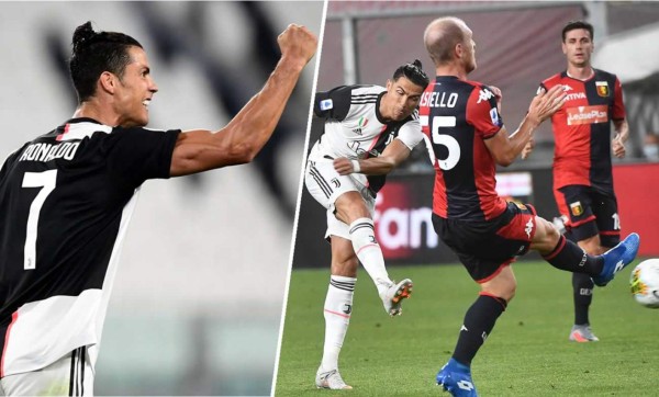 Tremendo golazo de Cristiano Ronaldo para allanar el título de la Juventus en la Serie A