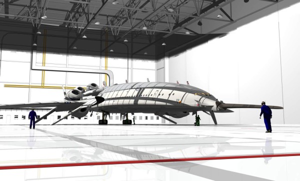 El avión de fusión nuclear