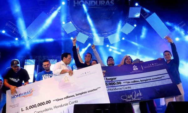 Banda de La Lima obtiene primer lugar del 'Honduras Canta'