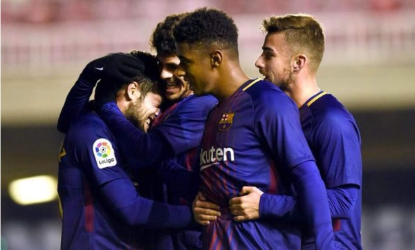 'Choco' Lozano y Barcelona B ganan con Valverde observando en las gradas