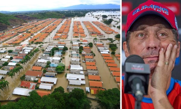 Pedro Troglio se solidariza con Honduras por catástrofe de la tormenta Eta