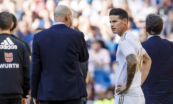 Zidane toma otra radical decisión con James Rodríguez