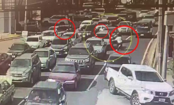 Otro video muestra imparable ola de asaltos a vehículos en San Pedro Sula