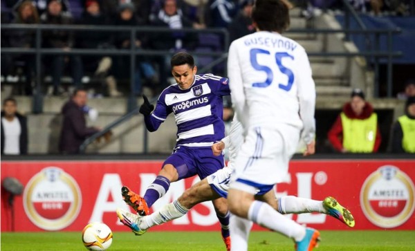 Andy Najar marca un gol y el Anderlecht clasifica