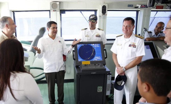 Ayuda de barco reafirma amistad entre Honduras y Estados Unidos