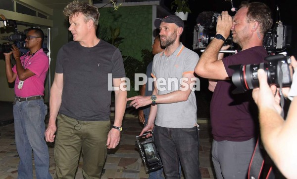 El chef Gordon Ramsay está en Honduras