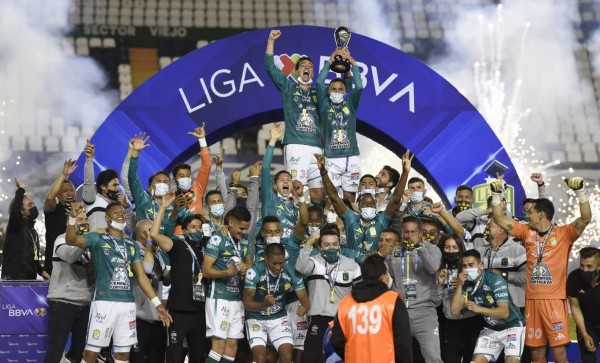 El Club León conquistó su octavo título del fútbol mexicano. Foto AFP