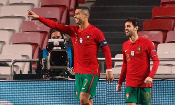 Cristiano Ronaldo marcó un gol en la victoria de Portugal sobre Andorra.