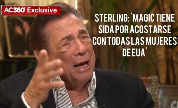 Sterling: Magic Johnson tiene sida por acostarse con todas las mujeres de EUA