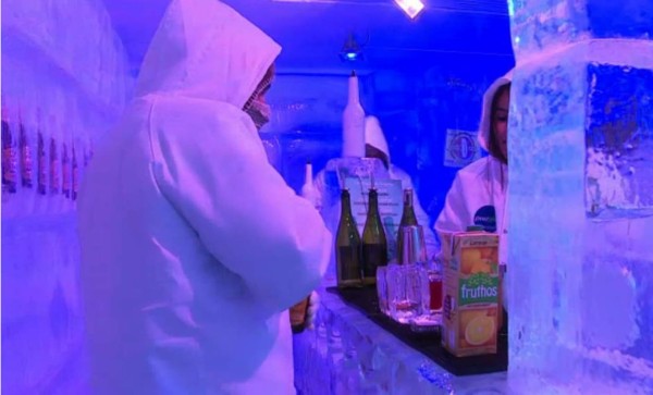 Un bar bajo cero en pleno verano en Río
