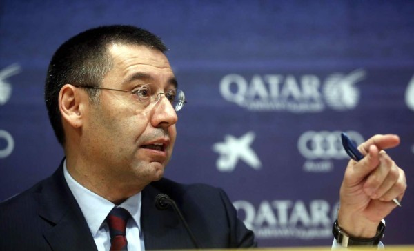 Bartomeu acusa al Real Madrid de estar detrás del 'caso Neymar'