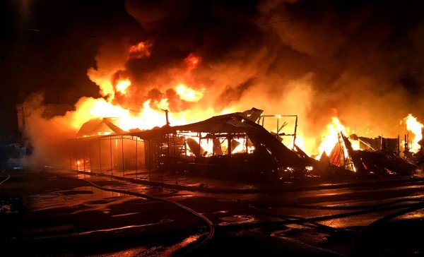 Temen mano criminal en siniestro del mercado central