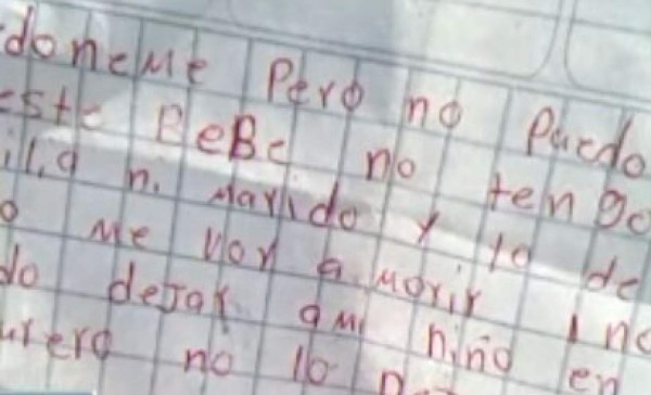 Hondureña abandona a su hijo de un día de nacido en Olancho