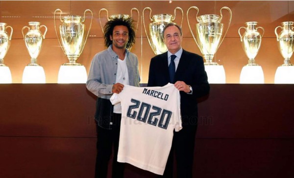 Marcelo amplía su contrato con el Real Madrid hasta 2020