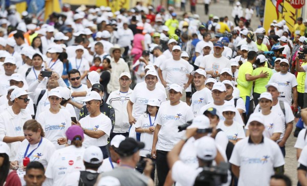 Dos mil se ejercitaron con el 'Honduras Actívate'