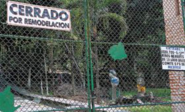 Parque infantil cumplirá un año de estar cerrado