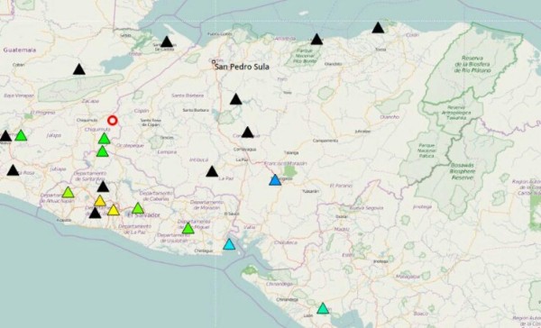 Occidente hondureño siente sismo con epicentro en Guatemala
