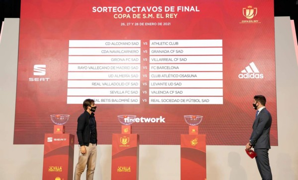 Así quedaron definidos los cruces de octavos de final de la Copa del Rey: Barça contra un equipo de Segunda División
