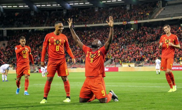 Bélgica goleó a San Marino con doblete de Romelu Lukaku.