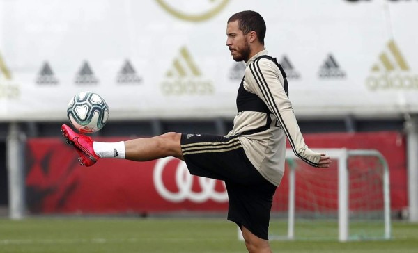 Eden Hazard no entrena con el grupo y podría ser duda para el partido ante Mallorca