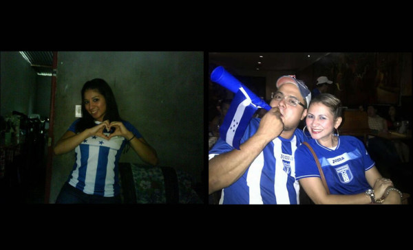 Hondureños se ponen la camiseta de la Selección