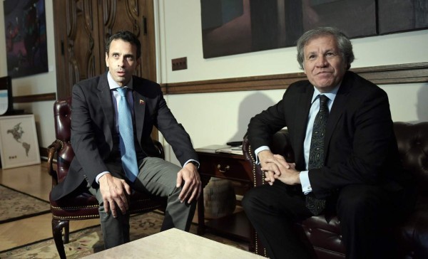 Capriles pide restitución del orden constitucional en Venezuela