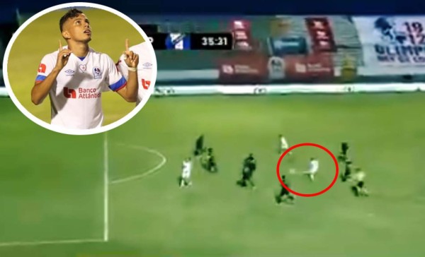¡Qué golazo! El tremendo misil de Edwin Rodríguez contra Honduras Progreso