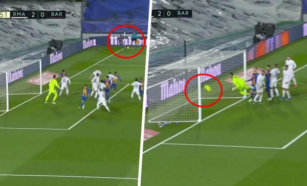 ¡VIDEO! El golazo olímpico que casi marca Messi en el clásico Real Madrid-Barcelona