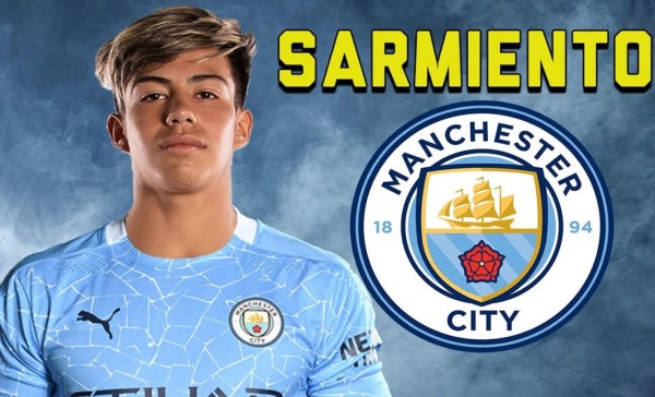 Manchester City ficha al delantero argentino Darío Sarmiento, el 'Mini Messi' de 18 años