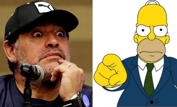 Homero a Maradona: 'Es un gordo tetón, dice pura tonterías'