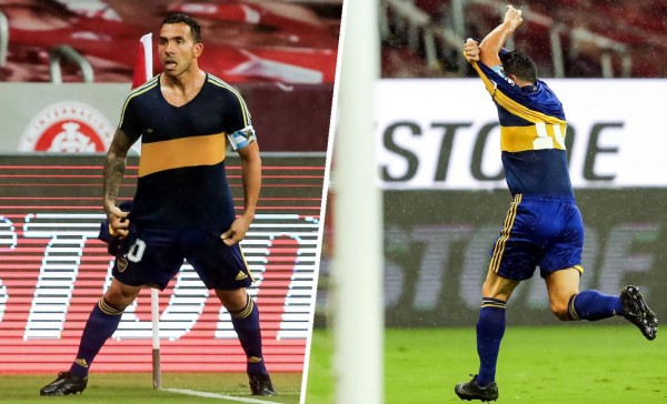 Tévez dedicó emotivo homenaje a Maradona con camiseta que le regaló el 'Pelusa'