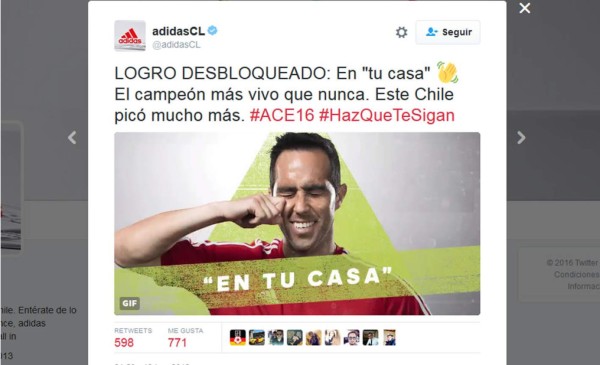 Adidas trollea a México por la goleada que le endosó Chile