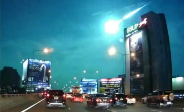 Meteorito sorprendió a tailandeses