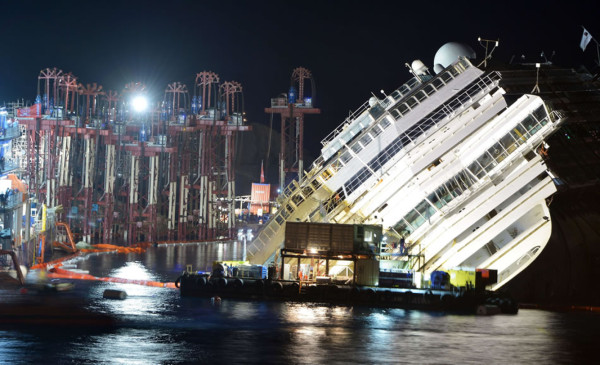 Concluye con éxito el enderezamiento del Costa Concordia