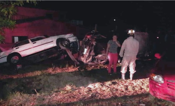 Muere una persona en triple colisión en Siguatepeque
