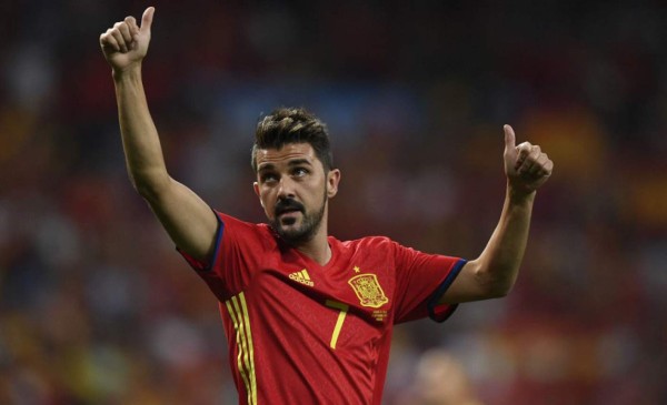 Delantero español David Villa anuncia su retiro del fútbol